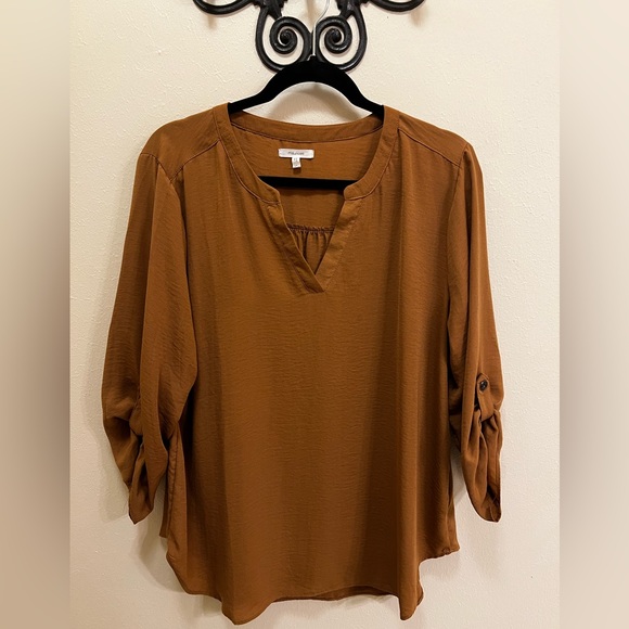 Maurices Tops - Maurices Rust Brown Blouse